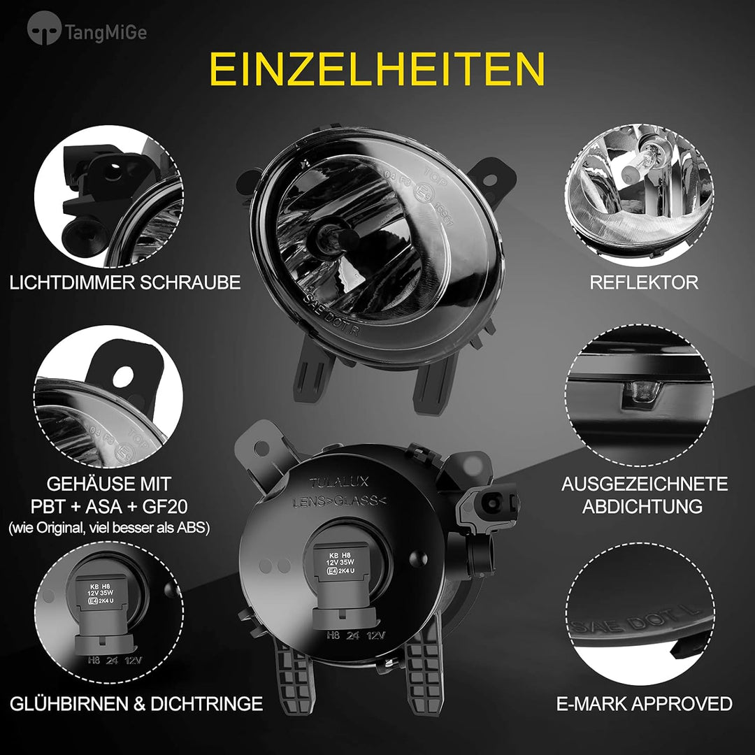 TangMiGe Nebelscheinwerfer für BMW (F20 F21 F22 F23 F30 F31 F32 F33 F34 F36 F45 F46, Active Gran Tou