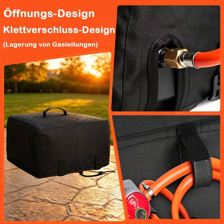 Pizzaofen Abdeckung für BURNHARD Tony Gas-Pizzaofen, 600D Oxford-Stoff Abdeckung, UV-beständige Wass