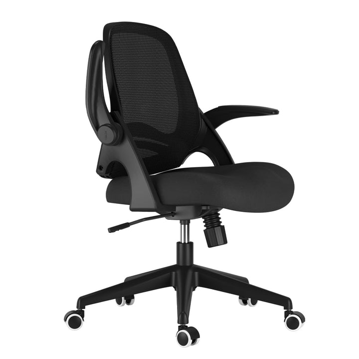 Hbada Bürostuhl Ergonomischer Schreibtischstuhl Arbeitsstuhl Drehstuhl mit klappbaren Armlehnen Mesh