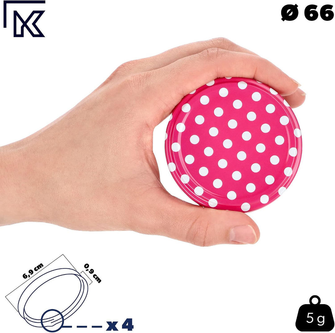 KADAX 100er Set Einmachgläser 200ml TO66, Marmeladengläser Vorratsgläser Mason Jar mit Schraubdeckel