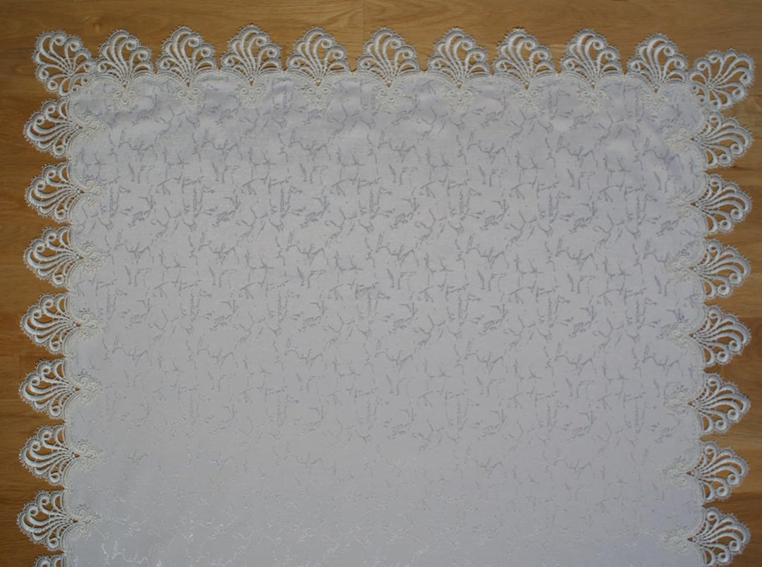 Plauener Spitze by Modespitze 3086E_11_50100 Tischdecke Nizza E, Grösse 50 x 100 cm, rechteckig 50 c