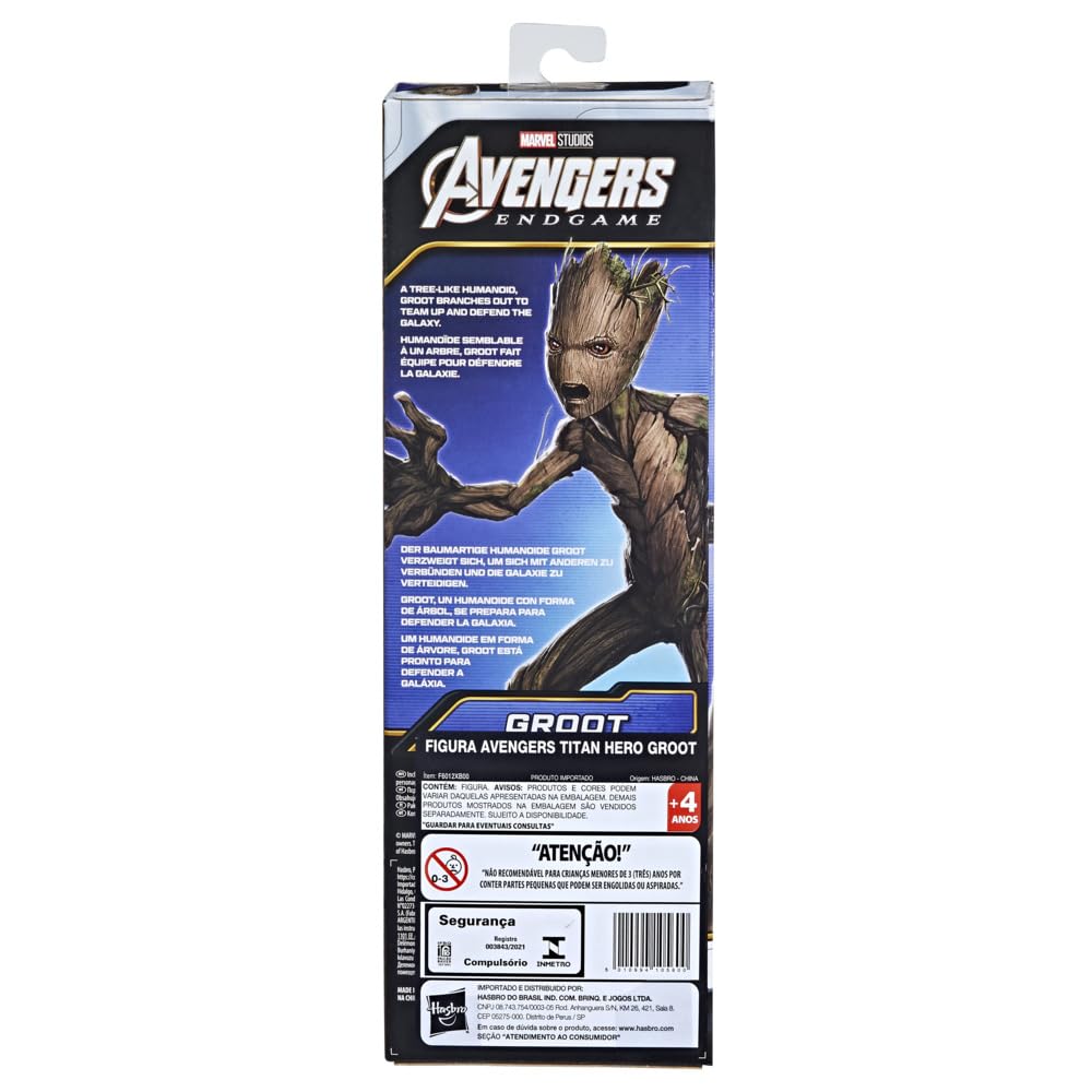 Hasbro Marvel Avengers Titan Hero Serie Groot, 30 cm grosse Figur zu Avengers: Endgame, Marvel Spiel