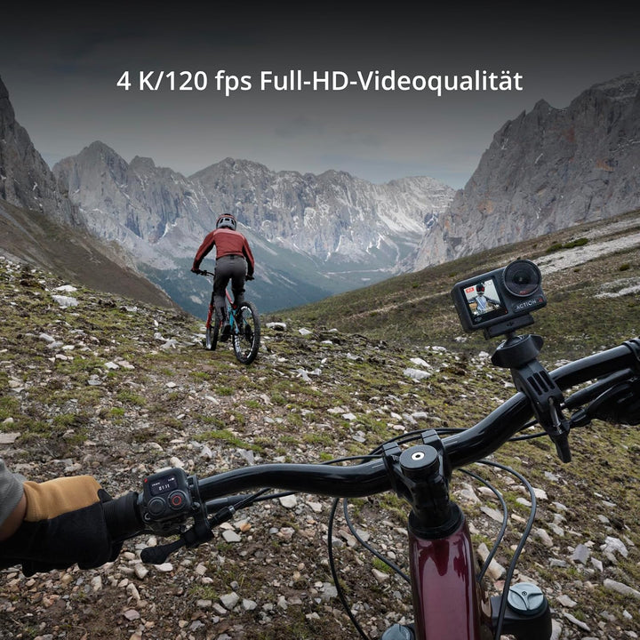 DJI Osmo Action 4 Standard-Tauchen Combo – 4K/120fps wasserdichte Action-Kamera mit einem 1/1,3-Zoll