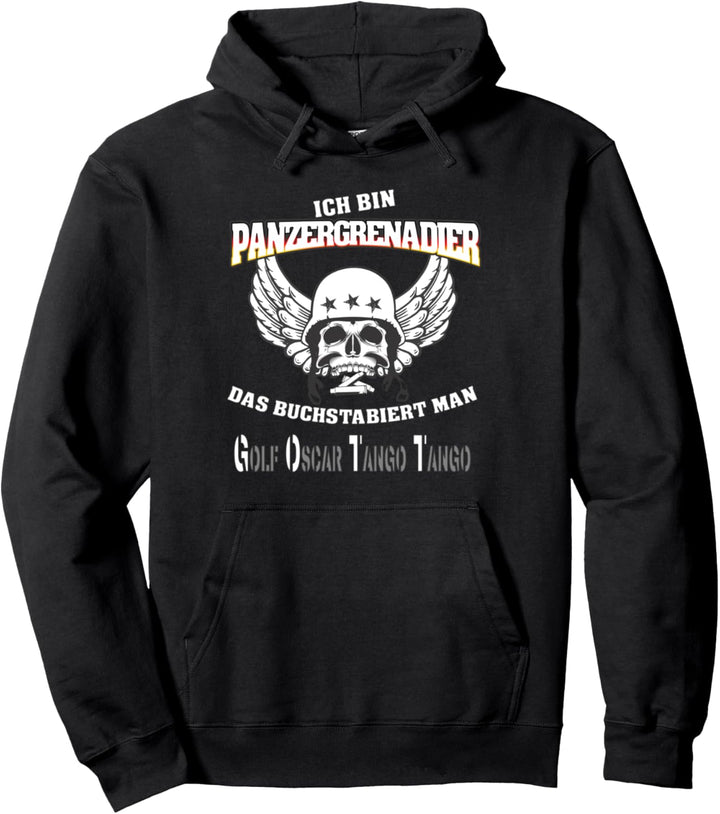 Panzergrenadier Motiv - Ich bin Gott - Geschenk für Soldaten Pullover Hoodie