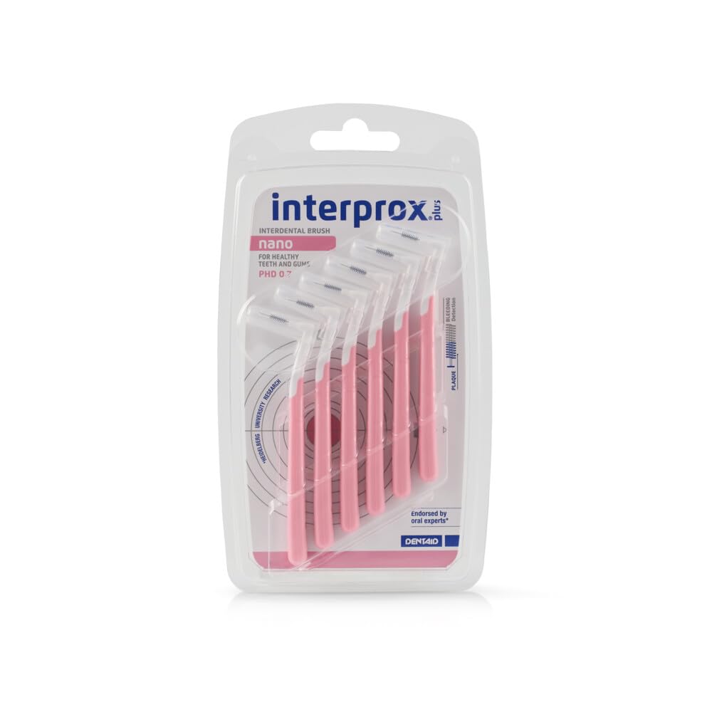 6x Interprox plus Interdentalbürsten rosa nano 6er Pack (6x 6er Pack)