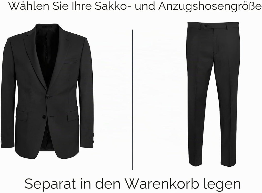 Calvin Klein Herren Slim Fit Stretch Suit Separates - Custom Jacket &amp; Pant Size Selection Jerome 38W