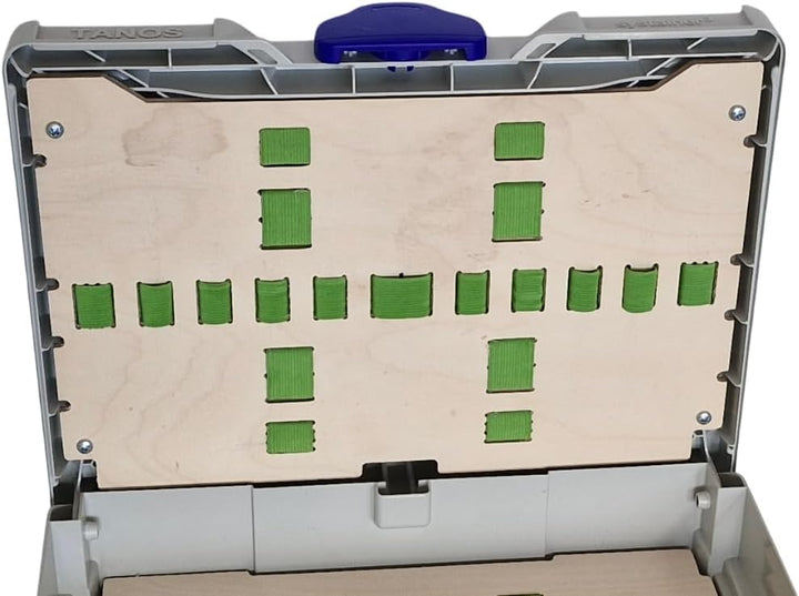 Deckel Einsatz für Werkzeugkoffer passend für Festool Systainer SYS³ 3 M aus Holz, idealer Organizer