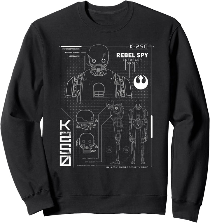 Star Wars K2SO Schematic Sweatshirt