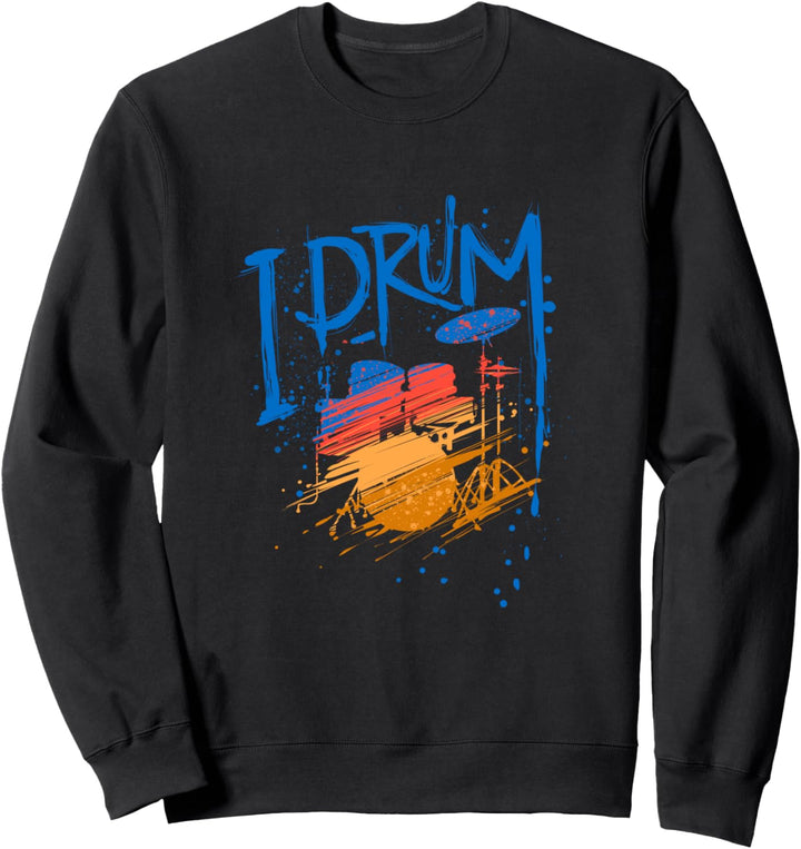 Ich Schlagzeugmusiker und Bandschlagzeuger Sweatshirt