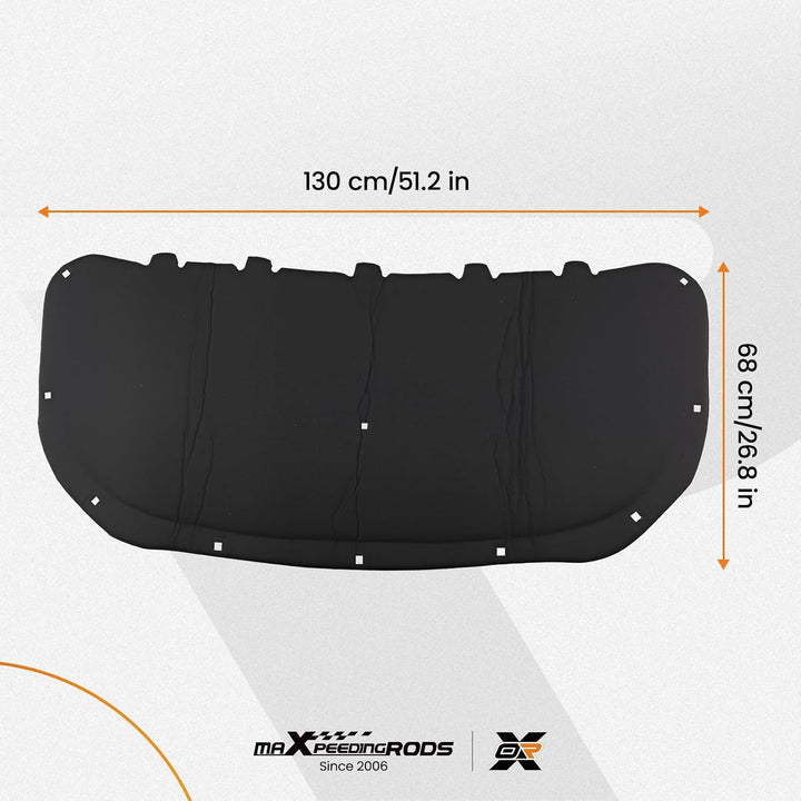 maXpeedingrods Hitzeschutzmatte Motorhaube für VW Caddy III 2K Touran 1T1