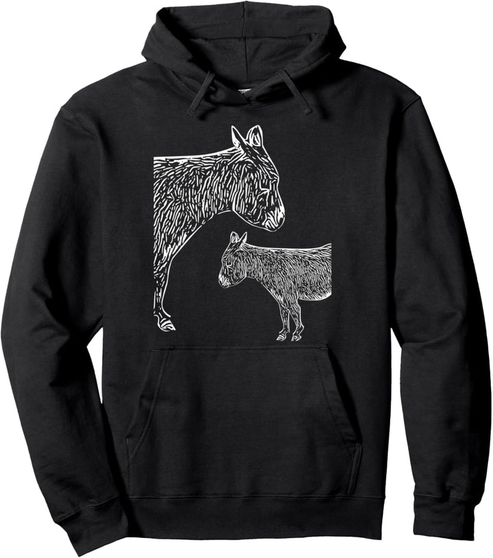 Zwergesel Esel Pullover Hoodie
