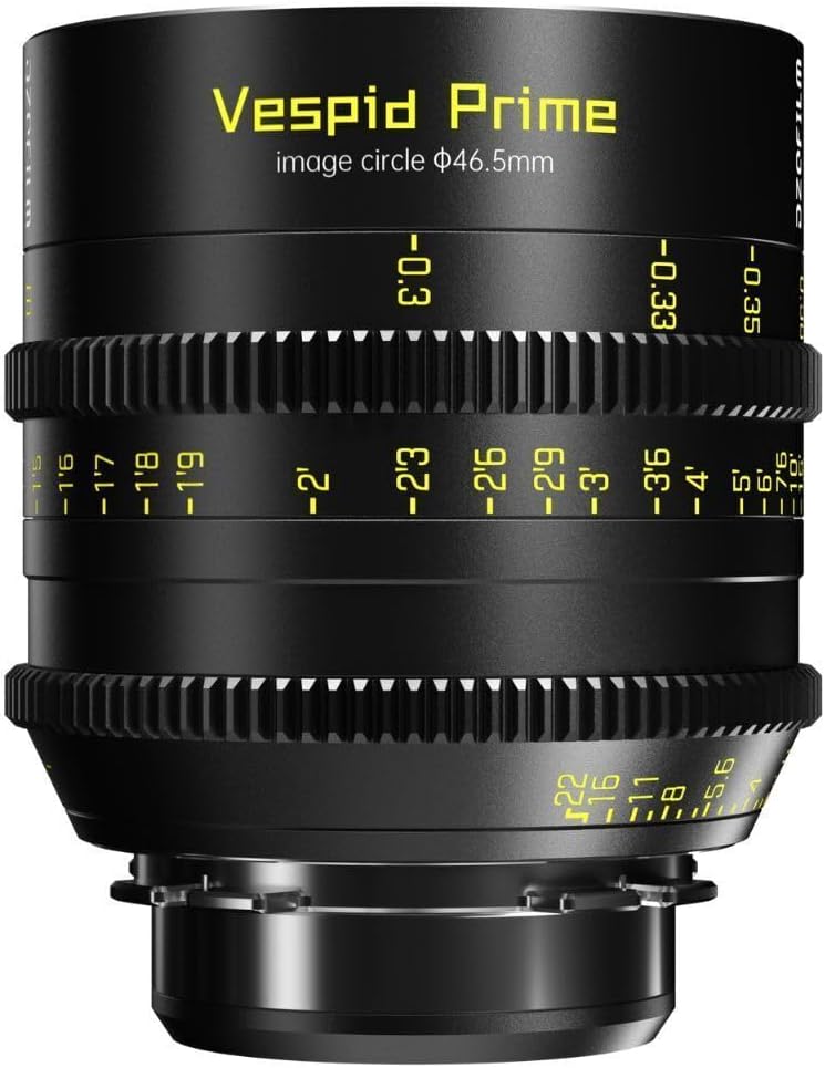 DZOFILM Cine Lens Vespid Prime 35 T2.1 for PL/EF Mount (VV/FF)