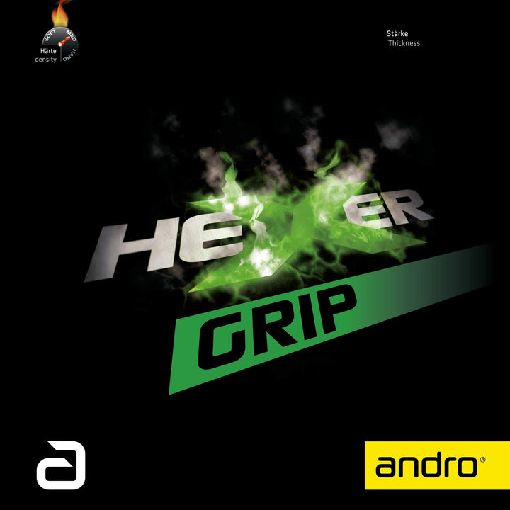 ANDRO Belag Hexer Grip rot 2,1 mm, rot 2,1 mm