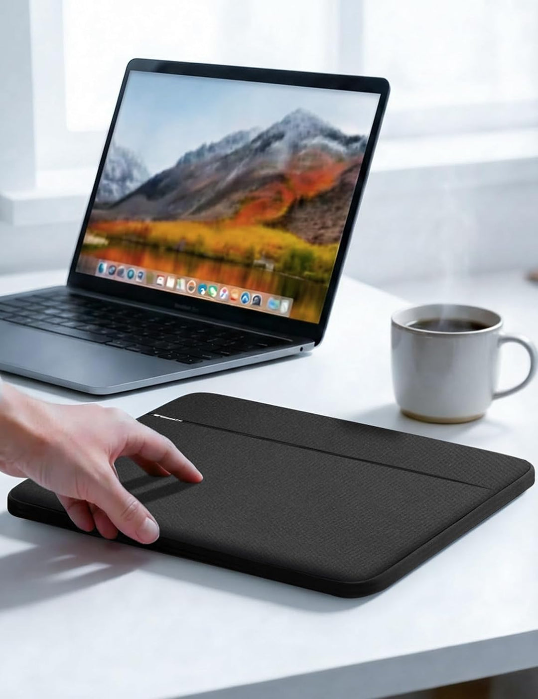 Alfheim 15,6-16 Zoll Laptop Hülle 15,6 Tasche Schwarz 15.6-16 Inch/MacBook Pro 16, Schwarz 15.6-16 I