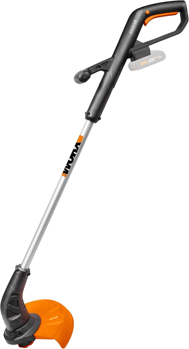 WORX WG157E.9 Leichter Akku-Rasentrimmer – 20-V-Werkzeug nur mit AutoFeed und Easy-Grip-Griff, 2-in-