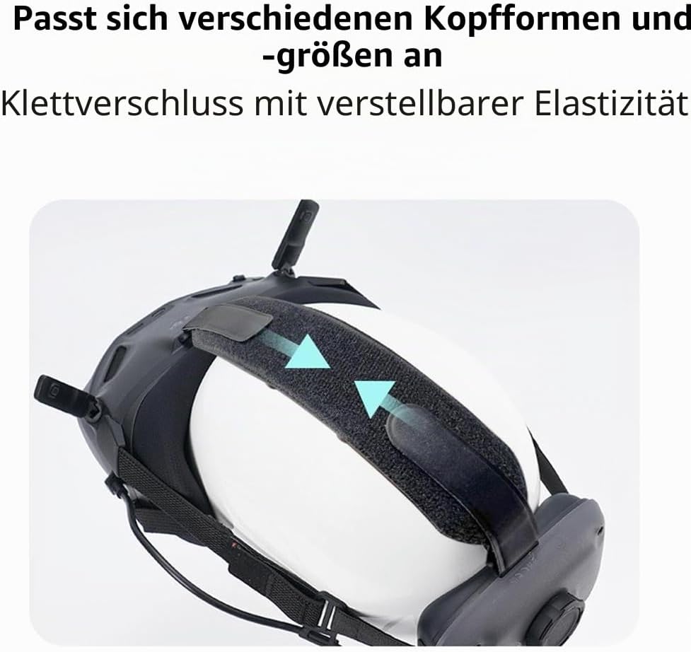 Kopfband-Gurt für DJI Goggles N3, einfach zu tragen Komfort Top Head Brace Belt Dekompression Kopfba