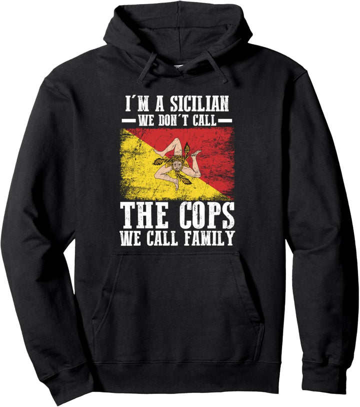 Sizilien-Flagge Pullover Hoodie