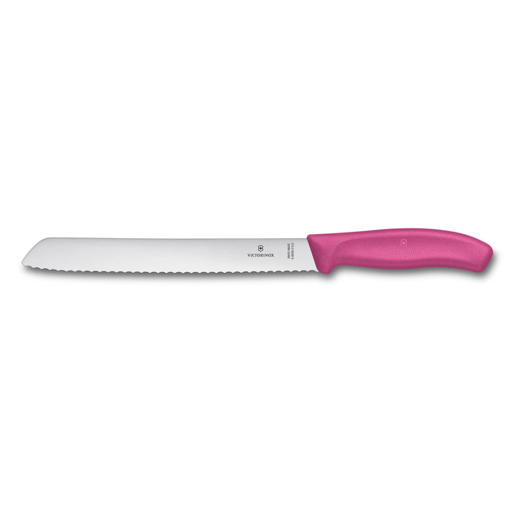 Victorinox, Swiss Classic, Profi Brotmesser, Extra Scharfe Klinge, Wellenschliff, 21 cm, Robuster Ku