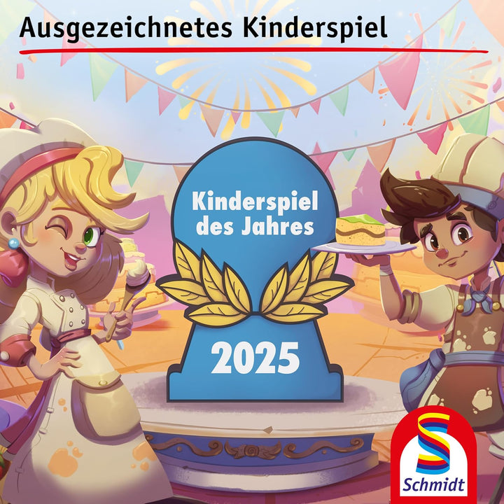 Schmidt Spiele 40659 Topp die Torte!, Kinderspiel des Jahres 2025 Standardgrösse, Standardgr&amp;