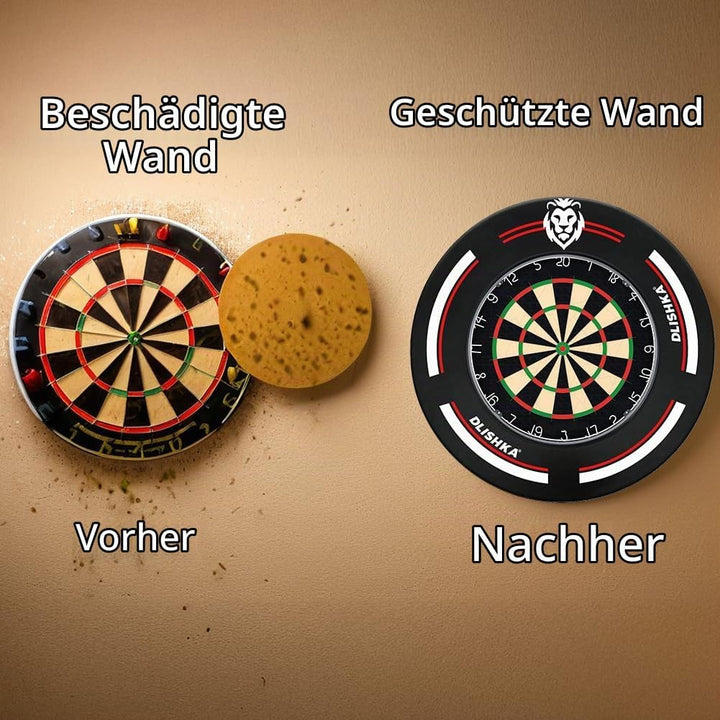 Dartscheibe Dart ZubehöR-Dart Surround Eva,Dartscheibe Schutzring FüR Verpasste WüRfe,Einfache Monta