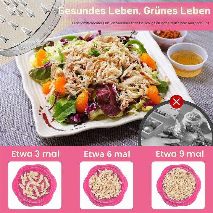 Hähnchen Zerkleinerer, 25 cm grosser pulled chicken shredder, Professionelles Fleischzerkleinerer mi