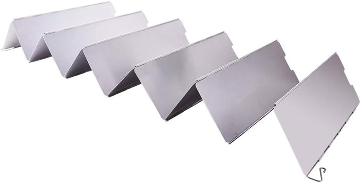 Outdoor Aluminium Windschutz Faltbar Windschutzscheibe Campingkocher Brennerwindschutzscheibe drauss