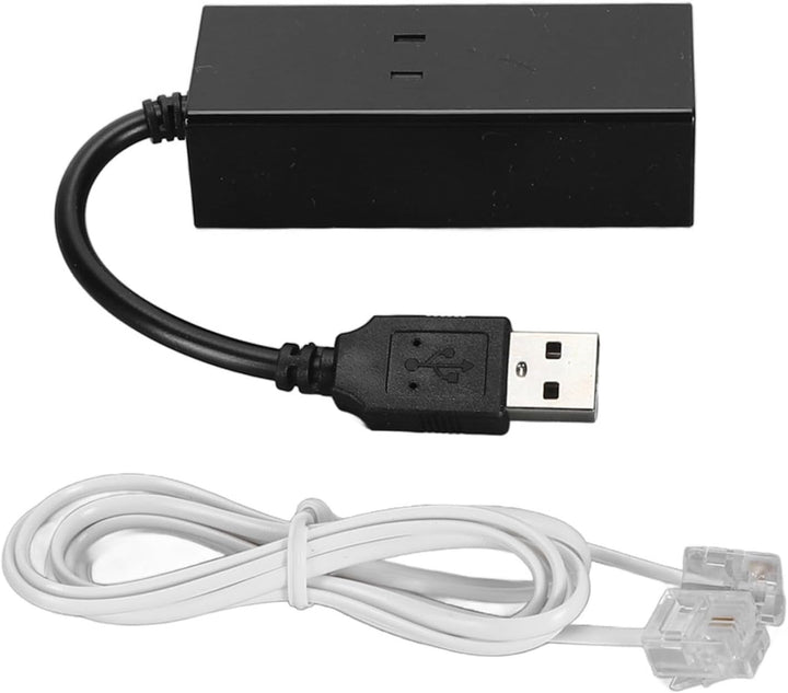 Externes USB 56K-DFÜ-Sprachfax-Datenmodem, USB 2.0-Modem mit V.90 K56-Protokoll und Multi-Software-K