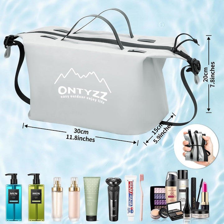 Koffer Organizer Compression Packwürfel Set, 5 Teilig Wiederverwendbar TPU Vakuumierbeutel mit IPX8