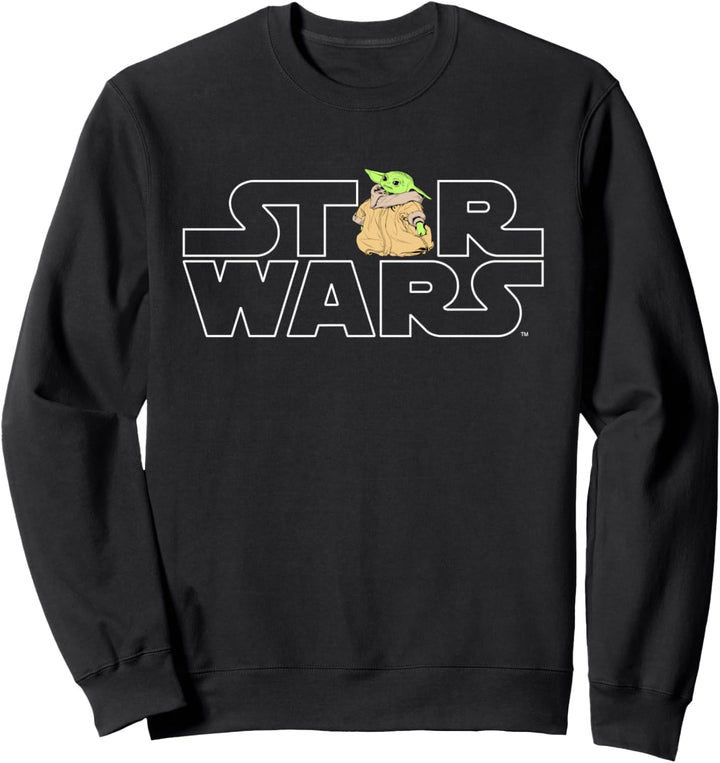 Star Wars Logo and The Child from The Mandalorian Sweatshirt