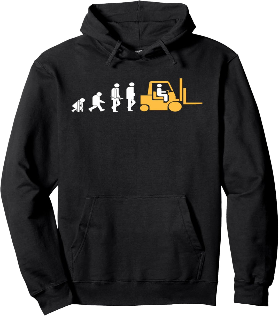 Staplerfahrer &amp; Gabelstapler Evolution Pullover Hoodie