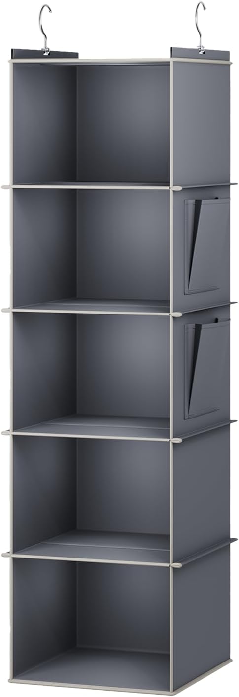 YOUDENOVA Hängeregal Schrankorganizer Stabiler Kleiderschrank Organizer Hängeaufbewahrung Ordnungssy