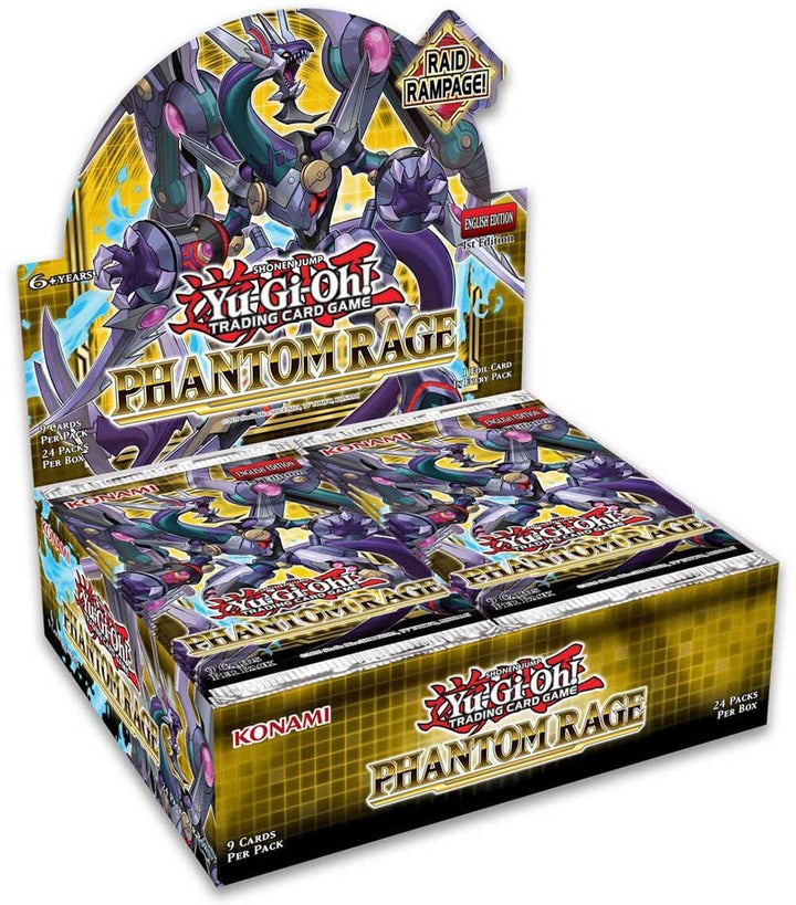 yu-gi-oh KONPHRA Phantom Rage Booster Display Box mit 24 Packungen