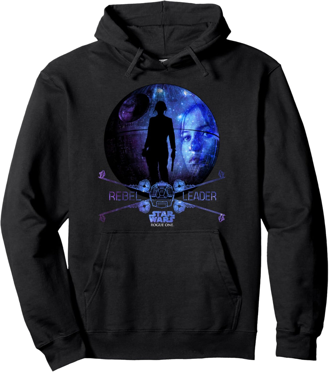 Star Wars Rogue One Jyn Erso Death Star Galaxy Pullover Hoodie