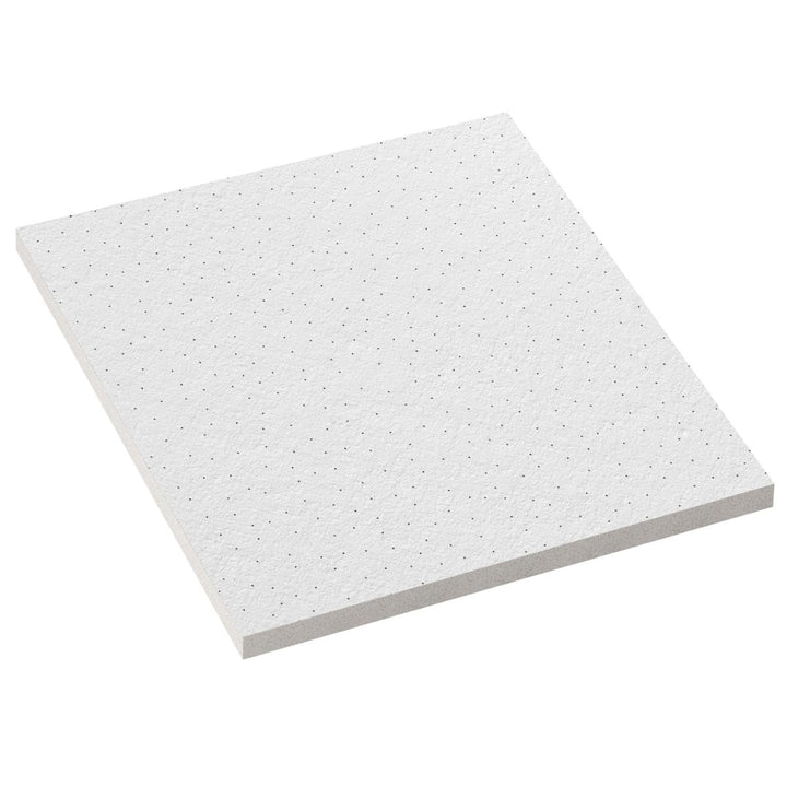 CALGARY | 10-er Set Deckenplatten | Weiss Deckenpaneele | 59,5 x 59,5 cm | Dicke:12 mm | Oberfläche:
