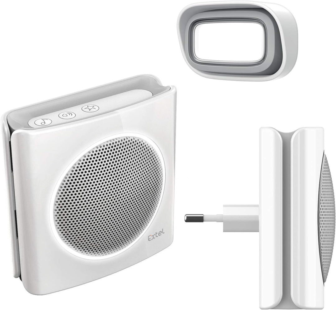EXTEL diBi Kit (Flash + Charge) Funk Türklingel, bis zu 200 m Reichweite