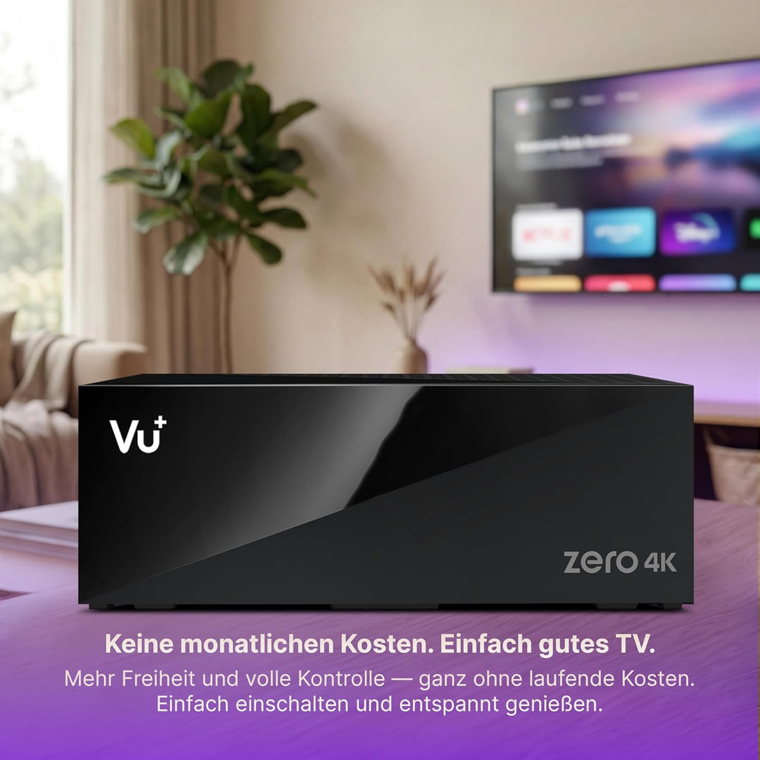 VU+ Zero 4K DVB-C/T2 Linux Kabelreceiver, schwarz DVB-C/T2 Single, DVB-C/T2 Single
