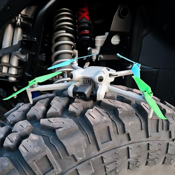 Master Airscrew Stealth Propeller für DJI Mini 3 Pro &amp; Mini 4 Pro - Blau, 4 Propeller im Set, Blau