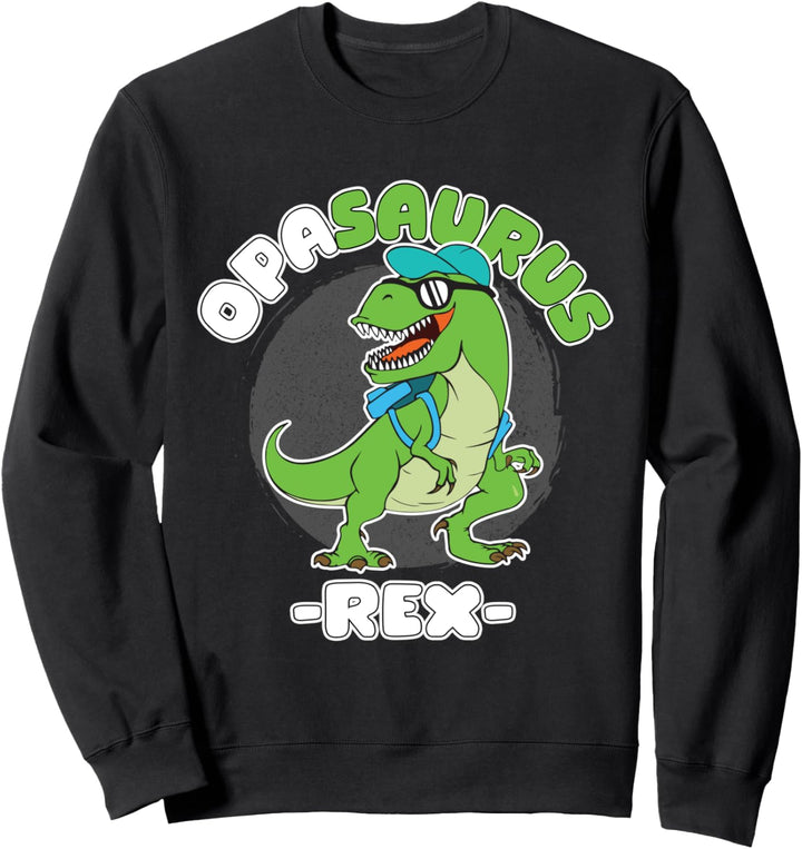 Opa Opisaurus Familie passendes Dinosaurier T-Rex Opasaurus Sweatshirt