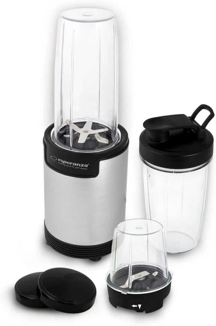 Esperanza EKM030 Nutri Blender/Personal Blender 9in1 900W, Silber