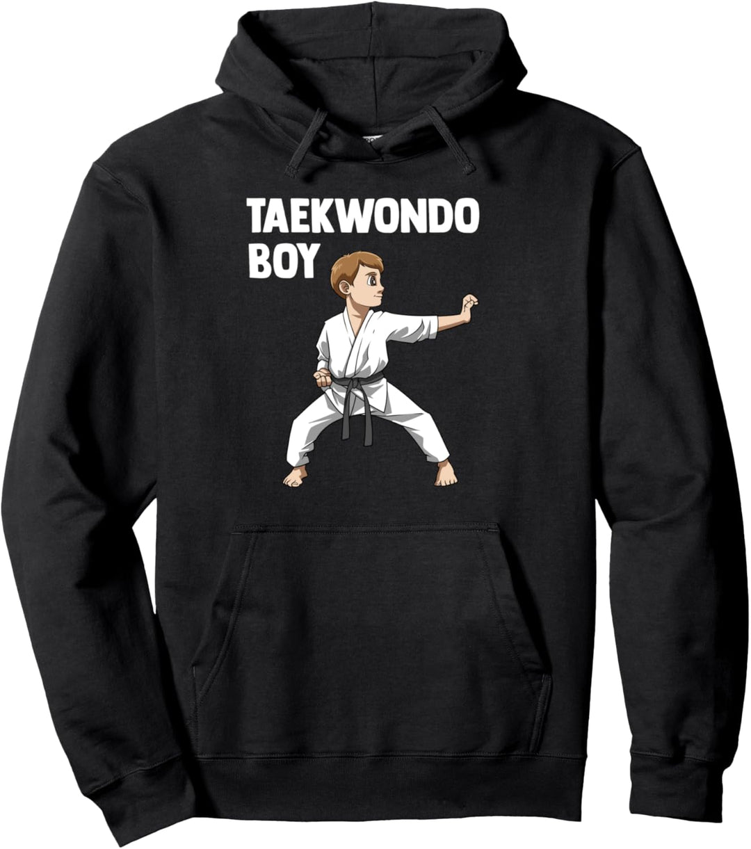 Taekwondo Boy - Kinder-Taekwondo-Kämpfer Pullover Hoodie
