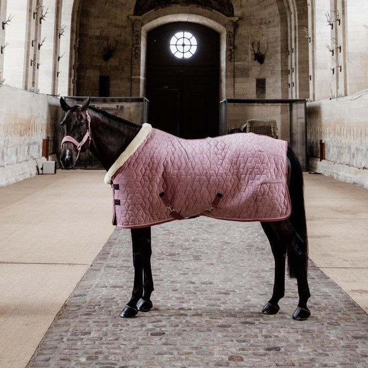 Kentucky Horsewear Show Rug Velvet Turnierdecke, Grösse:140, Farbe:Old Rose 140 alt rosa, 140 alt ro