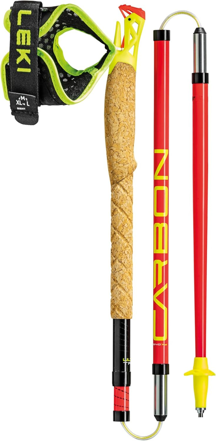 LEKI Ultratrail FX.One Trailrunningstöcke 105 bright red-black-neonyellow, 105 bright red-black-neon