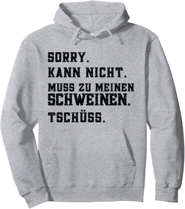 Schweine Schweinezucht Schwein Pullover Hoodie