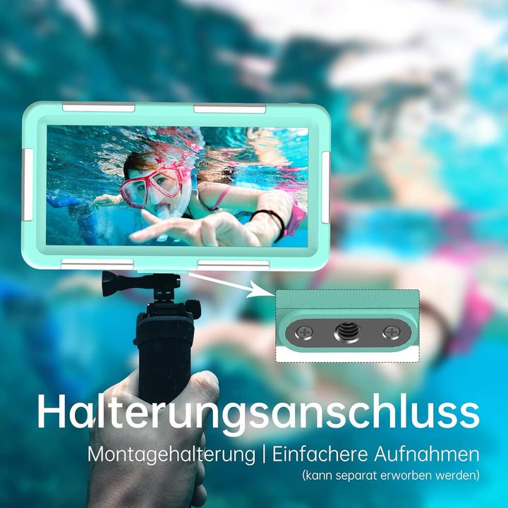Unterwasser-Tauchgehäuse für iPhone, Samsung Galaxy, Huawei Xiaomi Redmi Smartphones, Professionelle