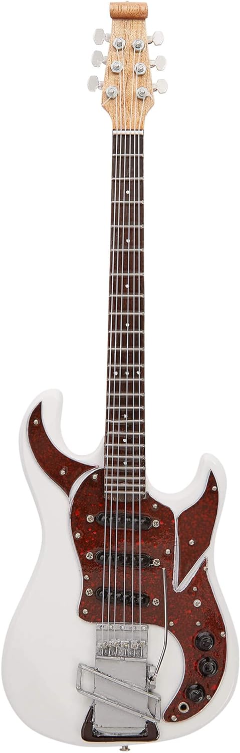 Axman Hank Marvin (The Shadows) Miniatur-Gitarren-Nachbildung, handgefertigt, Ornament, 1/4-Massstab
