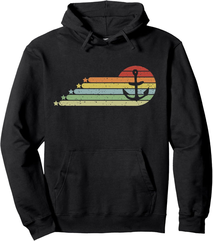 Retro Norddeutsch Plattdeutsch Anker Vintage Geschenke Pullover Hoodie