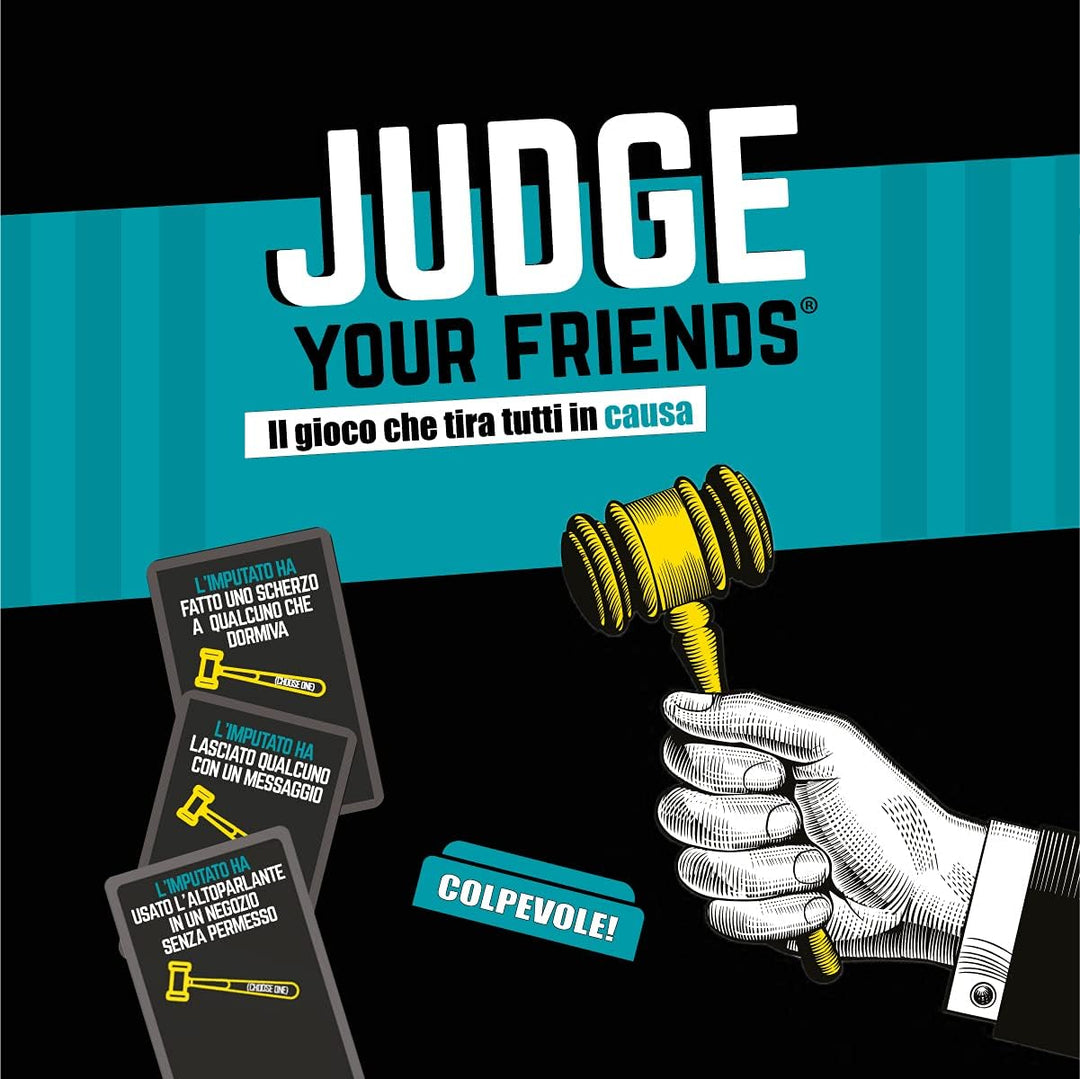 Rocco Giocattoli Judge Your Friends - Yas Games - Das Einzigartige auf Italienisch