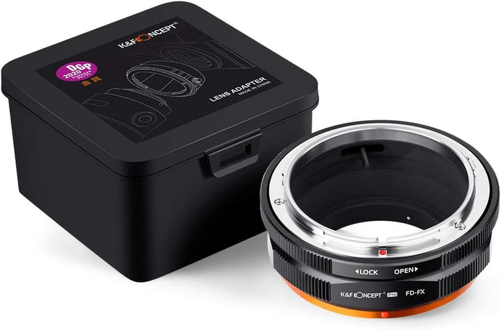 K&amp;F Concept FD-FX Hochpräziser Objektivadapter，Kompatibel mit Canon FD FL-Objektiven bei Fujifilm FX