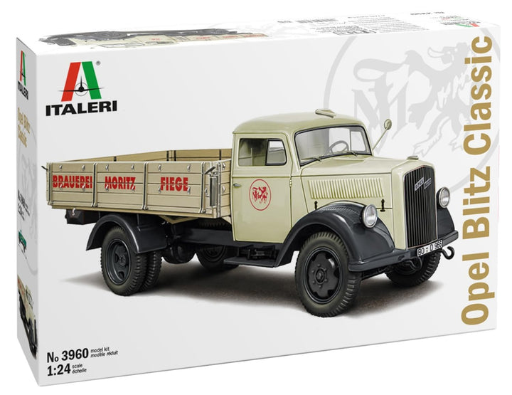 Italeri 3960 1:24 Opel Blitz Truck - Modellbau, Bausatz, Bodenmodell, DIY, Hobby, Kleber, Plastikbau
