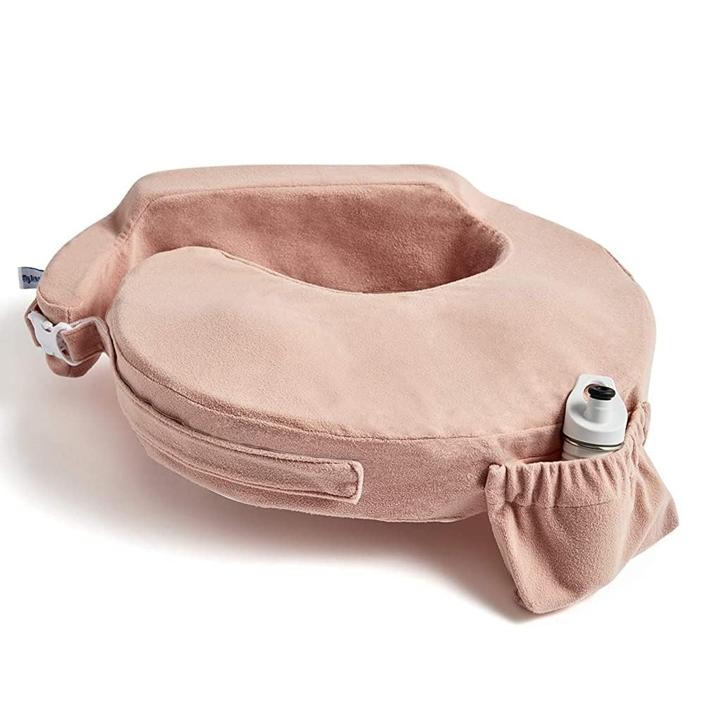 My Brest Friend Deluxe Nursing Pillow for Breastfeeding &amp; Bottle Feeding, Enhanced Posture Support,